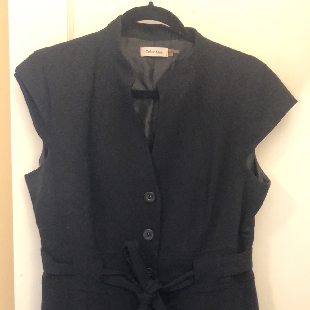 Shift Button Down Belt Dress